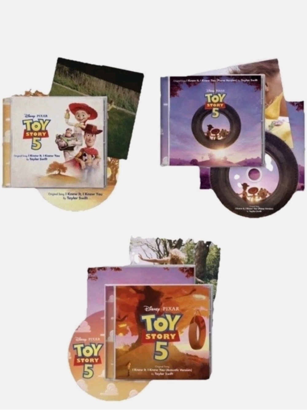 Taylor Swift Pixar Toy Story 5 CD Bundle - Set of all 3 Collector’s Versions - Picture 3 of 13
